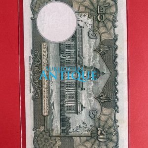 ธนบัตรแบบ 9 20 บาท รุ่นที่ 3 ประกาศใช้  27  พฤศจิกายน  2496  ลายเซ็น  ภ.บริภัณฑ์ยุทธกิจ - ส.วินิจฉัยกุล  พิมพ์ บริษัท โทมัส เดอ ฯ - Image 3