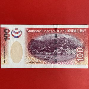 ธนบัตรต่างชาติ ประเทศ HONGKONG  100  DOLLARS ผลิต 1  กรกฎาคม 2003 สภาพสวย - Image 4