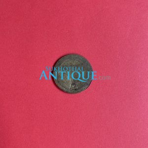 เหรียญรักคุณเท่าฟ้าหลวงพ่อพรหม วัดช่องแคเนื้อทองเหลือง หลวงพ่อทำแจกพนง.และผู้โดยสารการบินไทย หายากตอกโค๊ตหน้าหลัง - Image 2