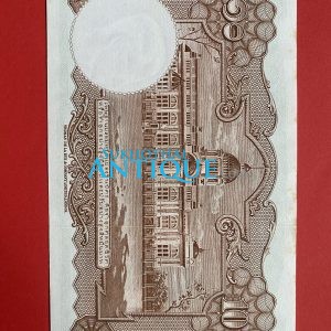 ธนบัตรแบบ 9 10บาท รุ่นที่ 6 ประกาศใช้ 27 สิงหาคม 2501 ลายเซ็น สมหมาย ฮุนตระกูล - พิสุทธิ์ นิมมานเหมินท์ พิมพ์ที่ บริษัท โทมัส - Image 3