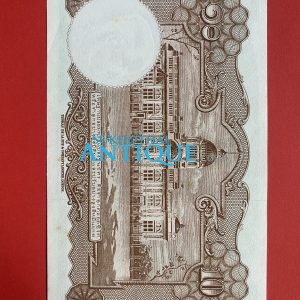 ธนบัตรแบบ 9 10บาท รุ่นที่ 6 ประกาศใช้  27 สิงหาคม  2501  ลายเซ็น สมหมาย ฮุนตระกูล - พิสุทธิ์ นิมมานเหมินท์  พิมพ์ที่ บริษัท โทมัส - Image 3