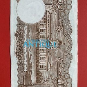 ธนบัตรแบบ 9 10บาท รุ่นที่ 6 ประกาศใช้  27 สิงหาคม  2501  ลายเซ็น สมหมาย ฮุนตระกูล - พิสุทธิ์ นิมมานเหมินท์  พิมพ์ที่ บริษัท โทมัส - Image 3