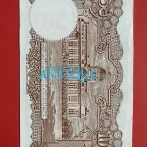 ธนบัตรแบบ 9 10บาท รุ่นที่ 6 ประกาศใช้ 27 สิงหาคม 2501 ลายเซ็น สมหมาย ฮุนตระกูล - พิสุทธิ์ นิมมานเหมินท์ พิมพ์ที่ บริษัท โทมัส - Image 3