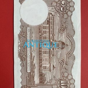 ธนบัตรแบบ 9 10บาท รุ่นที่ 6 ประกาศใช้ 27 สิงหาคม 2501 ลายเซ็น สมหมาย ฮุนตระกูล - พิสุทธิ์ นิมมานเหมินท์ พิมพ์ที่ บริษัท โทมัส - Image 3