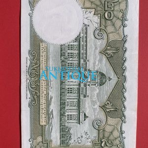 ธนบัตรแบบ 9 20 บาท รุ่นที่ 6 ประกาศใช้  27  สิงหาคม  2501 ลายเซ็น ส.วินิจฉัยกุล - ป๋วย อึ๊งภากรณ์  พิมพ์ บริษัท โทมัส เดอ ลา ลู - Image 3