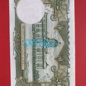 ธนบัตรแบบ 9 20 บาท รุ่นที่ 6 ประกาศใช้  27  สิงหาคม  2501 ลายเซ็น สมหมาย ฮุนตระกูล - พิสุทธ์ นิมมานเหมินท์  พิมพ์ บริษัท โทมัส เดอ - Image 3