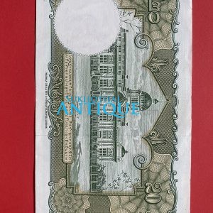 ธนบัตรแบบ 9 20 บาท รุ่นที่ 6 ประกาศใช้ 27 สิงหาคม 2501 ลายเซ็น ส.วินิจฉัยกุล - ป๋วย อึ๊งภากรณ์ พิมพ์ บริษัท โทมัส เดอ ลา ลู - Image 3