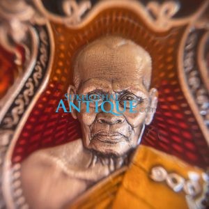 เหรียญเสมาหลวงพ่อพัฒน์ วัดห้วยด้วน อ.หนองบัว รุ่นรวยพัฒนะมงคล ปี2564 เนื้อทองแดงลงยา สวยพร้อมกล่อง หมายเลข891 - Image 3