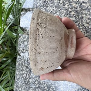 ชามสังคโลกเก่าโบราณ ใบใหญ่ ชนิดดินเผาเคลือบนำ้ยา สภาพสวยสมบูรณ์ - Image 2