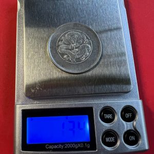 เหรียญกษาปณ์มังกรเนื้อเงิน ปลายสมัยราชวงศ์ชิงมณฑลยูนาน ชนิด 50 เซ็น นำ้หนัก 13.4 g เส้นผ่าศูนย์กลางประมาณ 3.3 เซ็นติเมตรสวย - Image 4