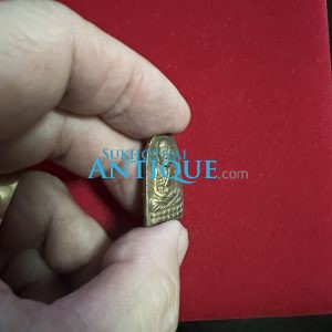 เหรียญใบมะขามหลวงปู่ทวดวัดช้างให้ ปี 2505 เนื้อนะวะ - Image 3