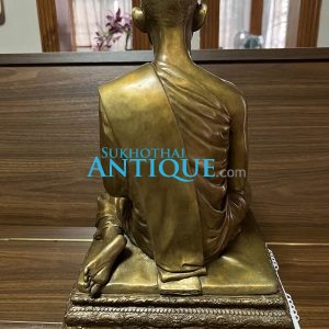 องค์หล่อในหลวงทรงผนวชใหญ่ขนาดหน้าตัก 9" เนื้อโลหะสัมฤทธิ์ตอกโค๊ต เนื่องในโอกาสเฉลิมพระชนมพรรษา 7 รอบ หล่อได้สัดส่วน - Image 3